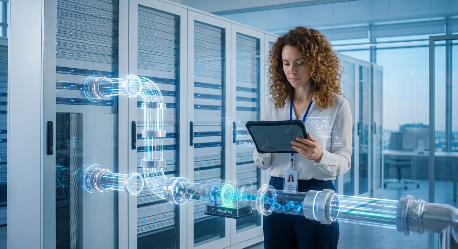 Data engineering pipeline connecting business systems